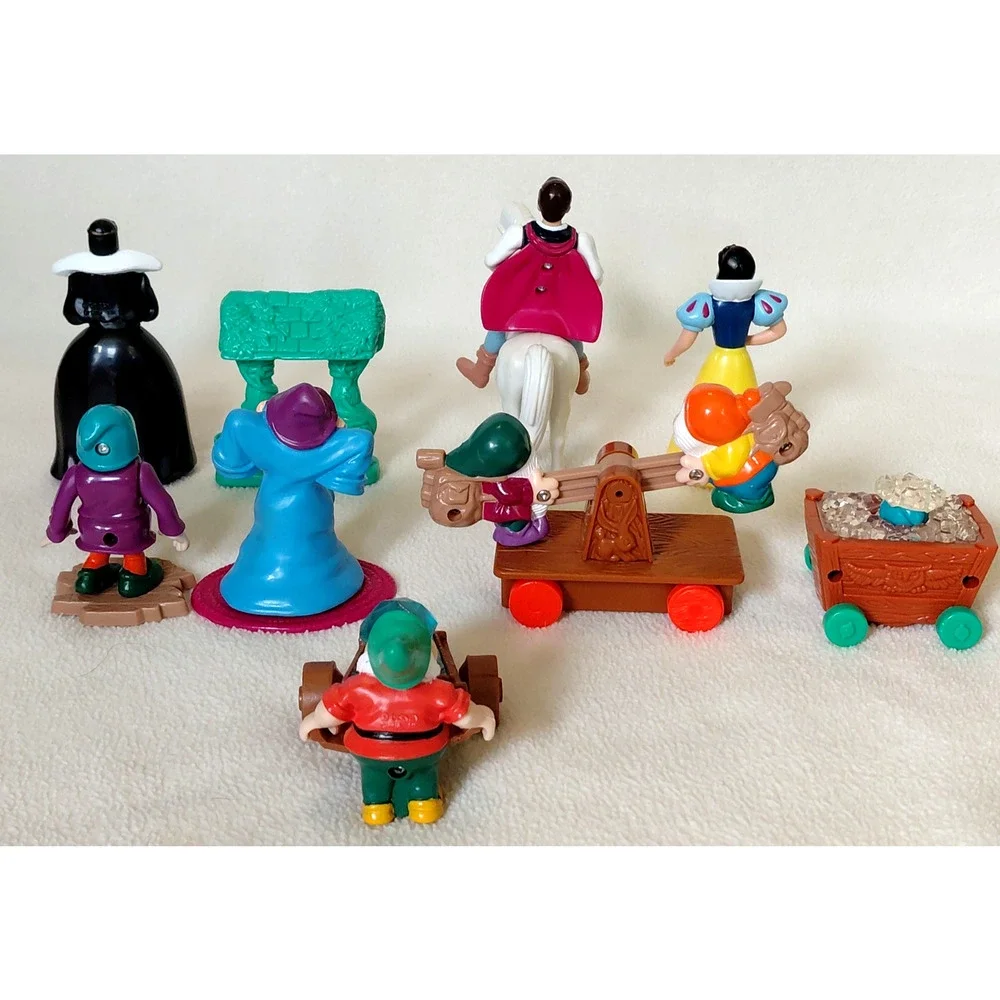 1992 Disney's Snow White McDonald's Happy Meal Toys COMPLETE Set Of 8